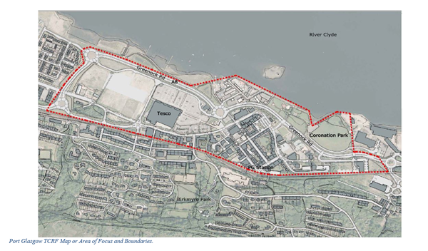 Port Glasgow Town Centre Regeneration Forum - Area of Focus Map